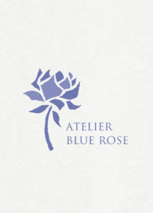 紙バンド教室　ATELIER BLUE ROSEさんロゴ